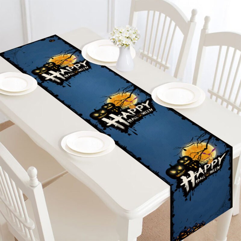 Halloween Table Runner Table Decoration Tablecloth - Image 7