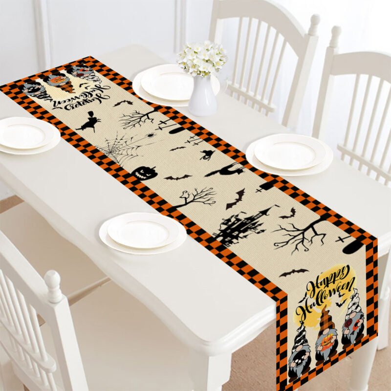 Halloween Table Runner Table Decoration Tablecloth - Image 2