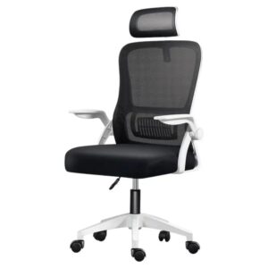 Kontorstol til gaming, ergonomisk skrivebordsstol med nakkestøtte